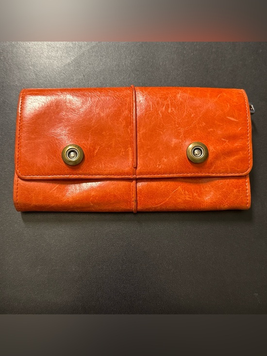 HOBO Handbags - Hobo brand orange leather wallet